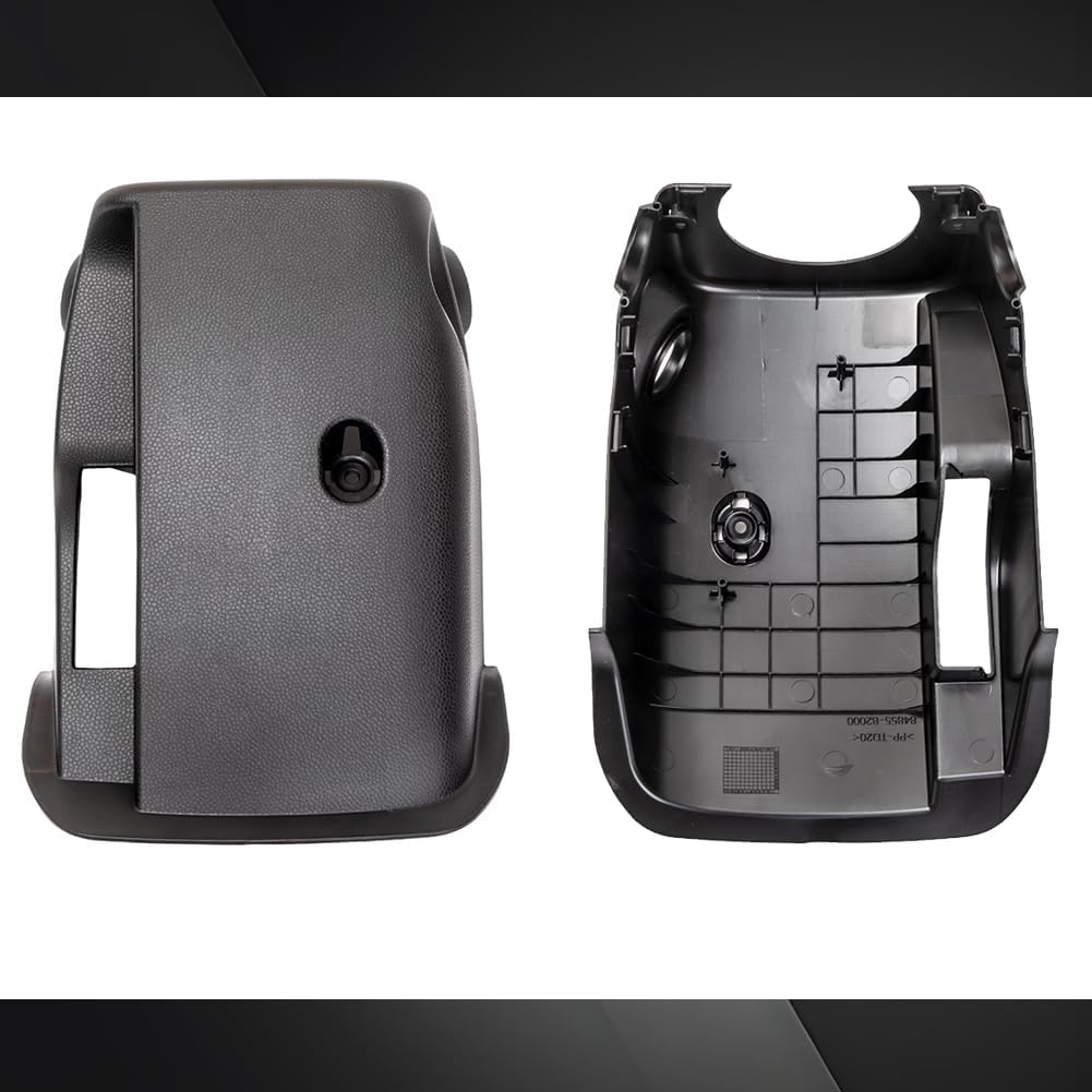 HY-SPEED 84855-B2000EQ Steering Column Lower Ignition Shroud with Key Start Hole Compatible with Soul 2014-2019 Soul EV 15-19, Under Clmn Cover Bezel Panel Replace# 84855B2000EQ 84855-B2050EQ Black