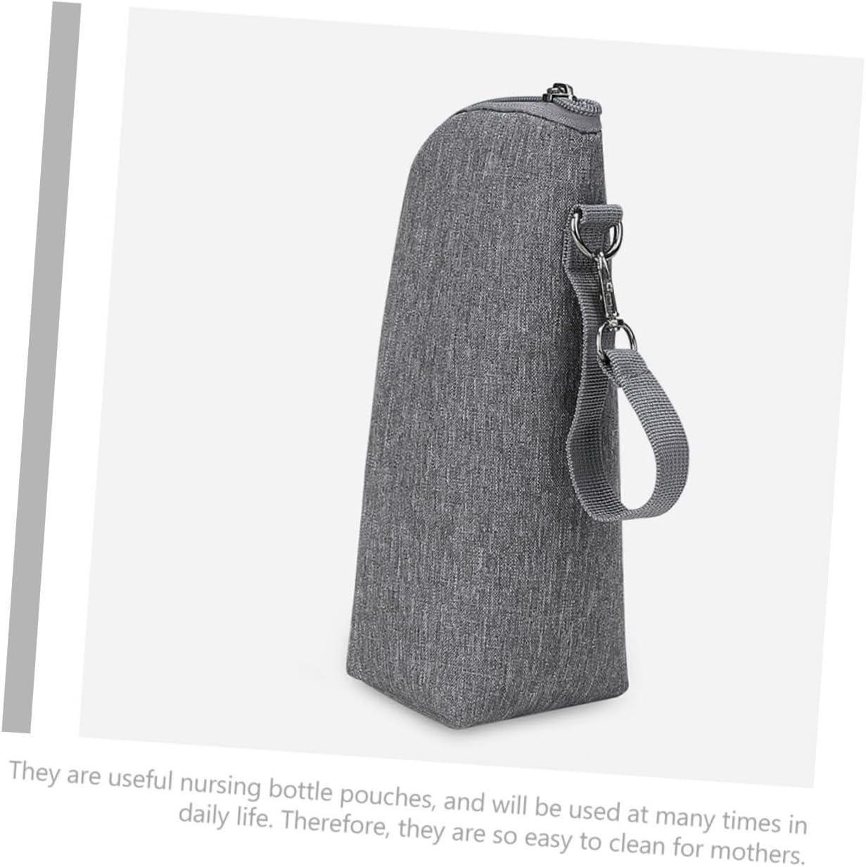 UPKOCH Portable Bottle Insulated Bag Thermal Milk Storage Pouch for Outdoor Use Keeps Milk Fresh for Hours Easy to Clean for Nursing Moms The Go