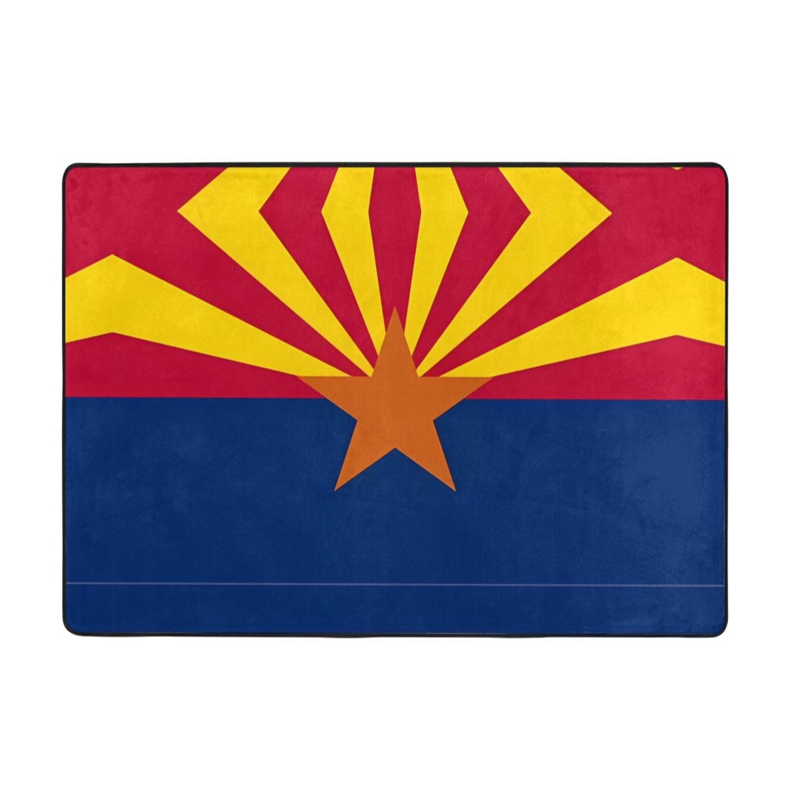 Tapis flanelle Arizona 203x147 cm déco design pour chambre et bureau