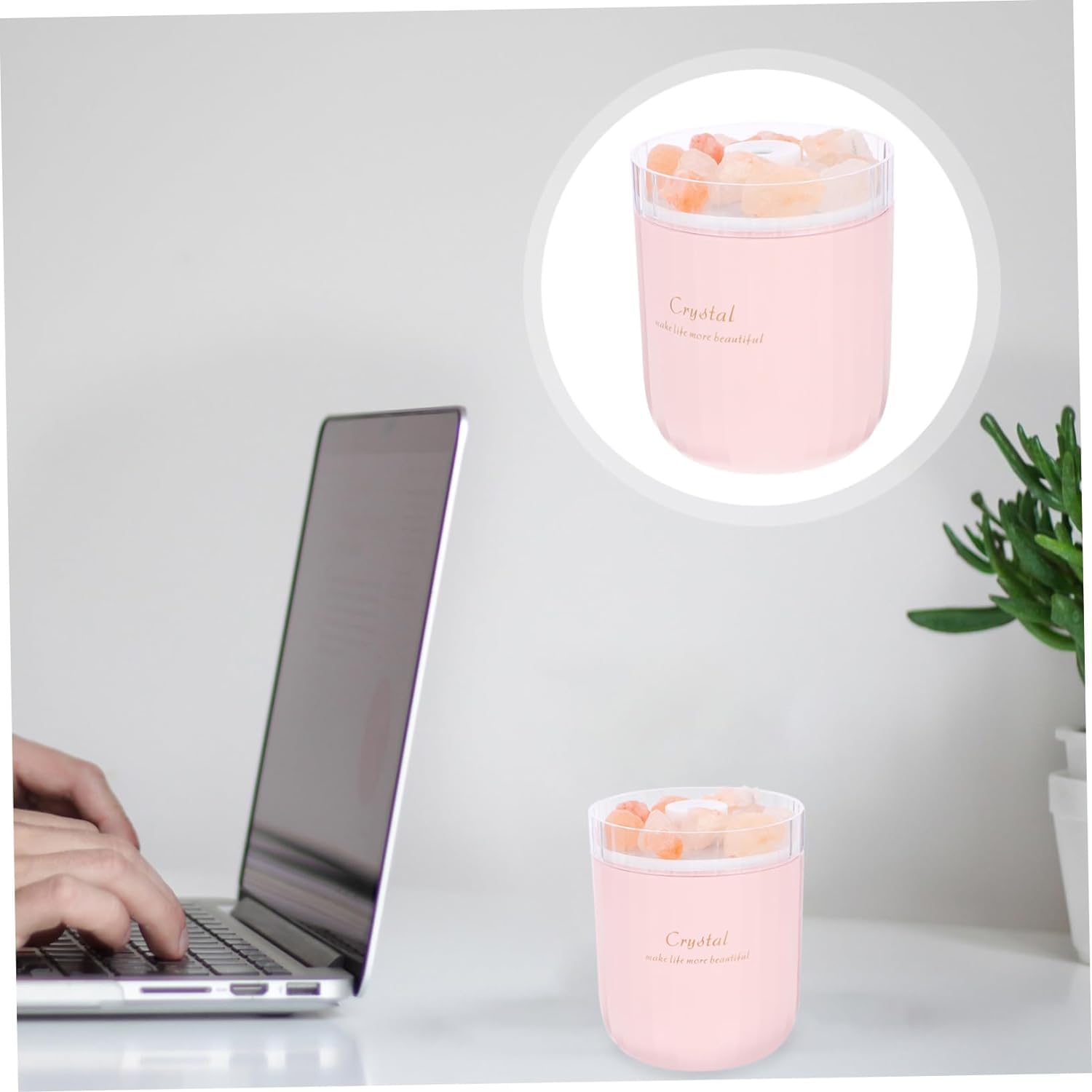 per Uso Domestico 1pc Umidificatore a Pietra di Sale Diffusori di Olio Essenziale Piccoli umidificatori di Olio Essenziale Diffusori di Olio Essenziale for la casa