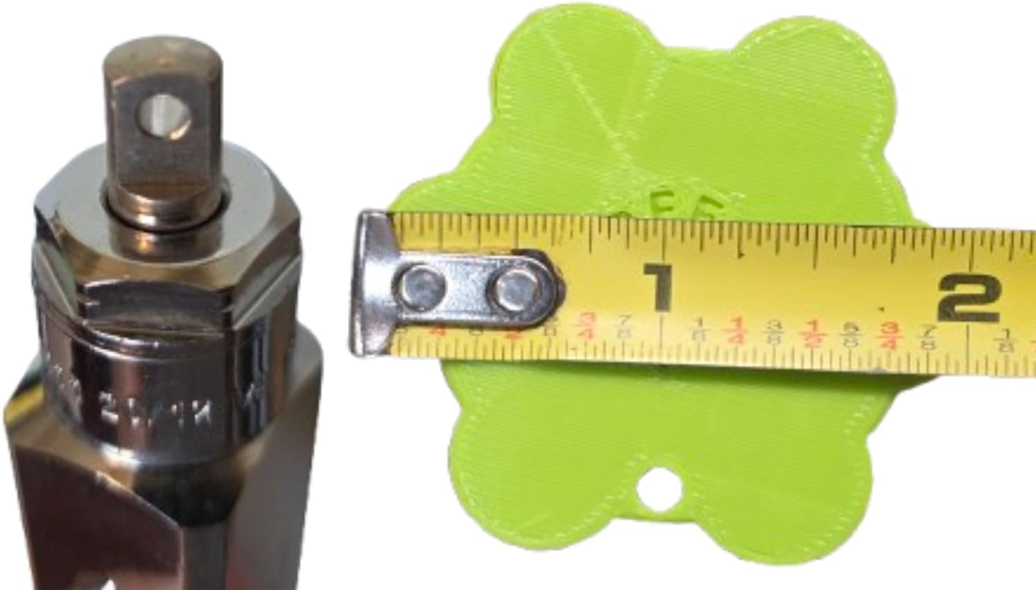 2 3D Printed Medical Oxygen Cylinder Wrench Knob, Oxygen knob Keychain, Durable USA Made, Fits Oxygen CGA-870 Post Valves - Oxygen Tank Key Wrench, Oxygen Wrench, Medical Oxygen Knob Random Color
