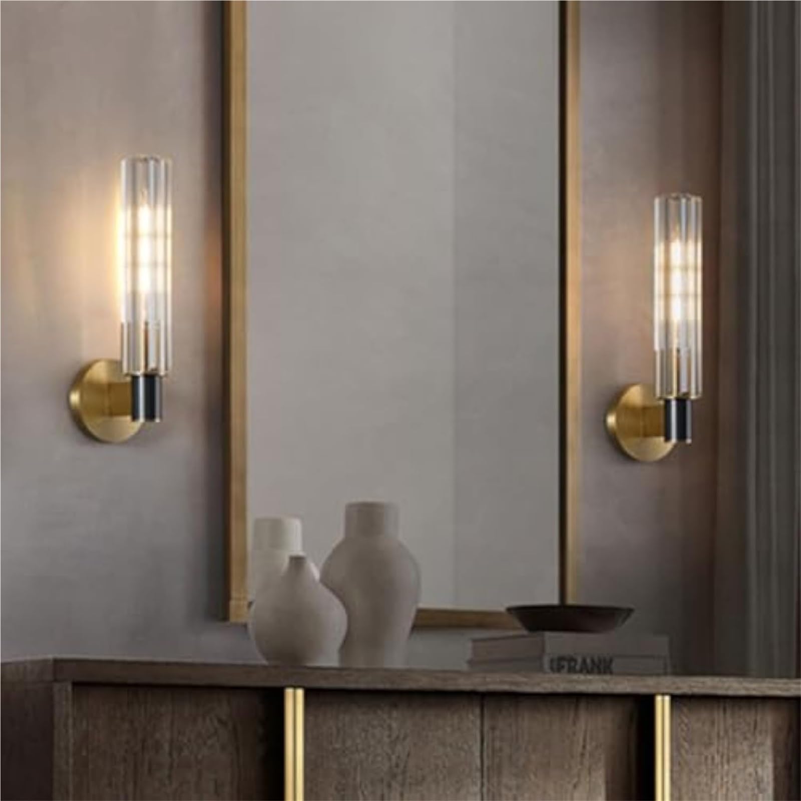 Retro szklana lampa ścienna LED, oświetlenie łazienki, oświetlenie lustra, montaż pionowy i pionowy, E14, do salonu, hotelu, jadalni