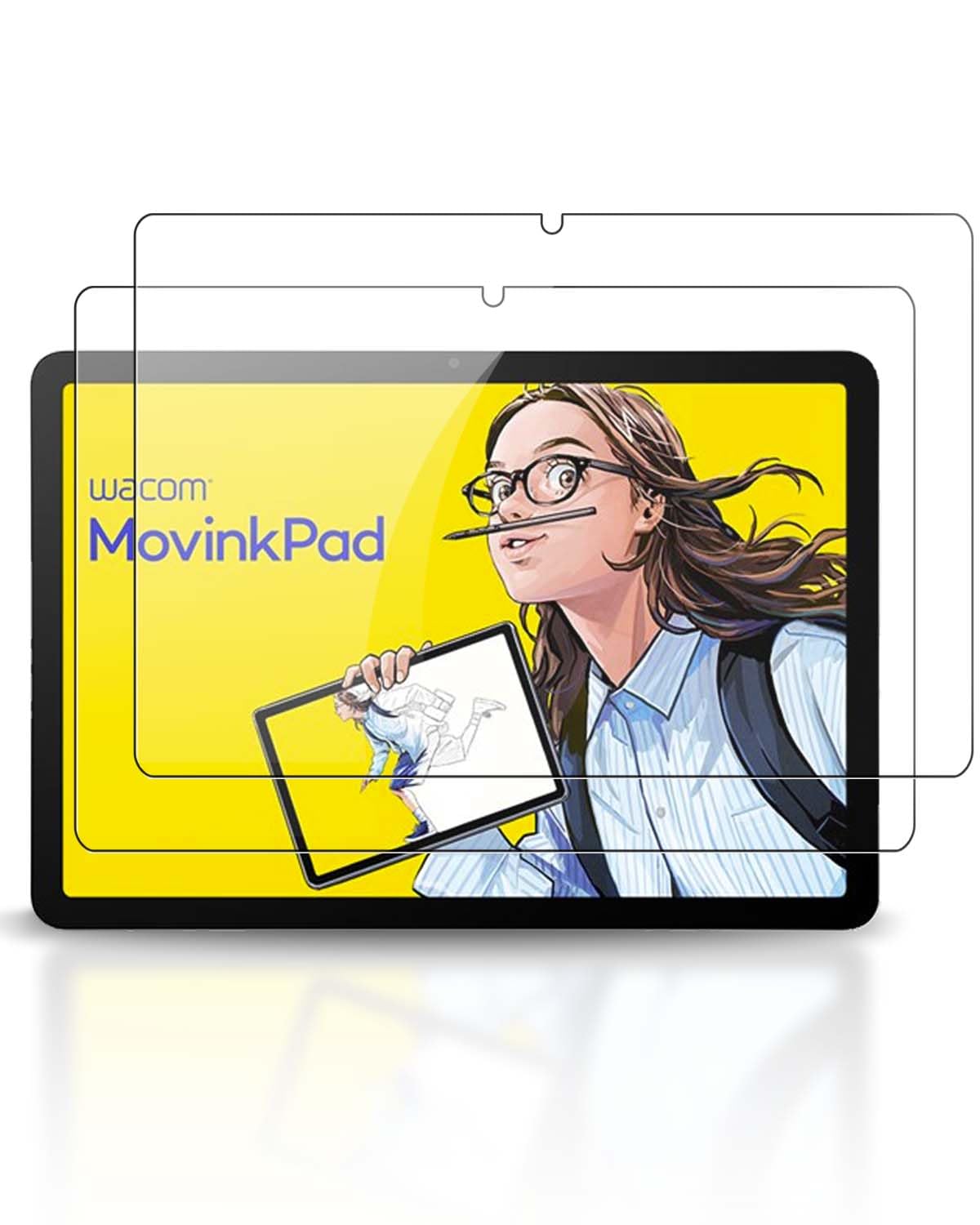 Amazon | 【2枚セット】Wacom MovinkPad 11 用 強化ガラスフィルム