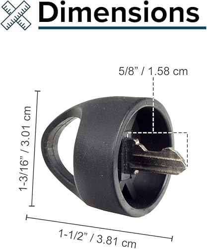 Miniatura 8 de AlveyTech Llave fácil de tirar de lujo para scooter Pride and Go-Go  Repuesto para scooters de movilidad como GOGO Elite Traveller, Pursuit, Ultra,