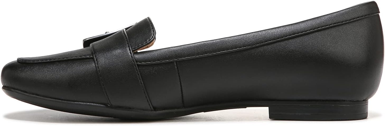 Naturalizer Womens Kayden-moc Loafer, Black, 8.5 US