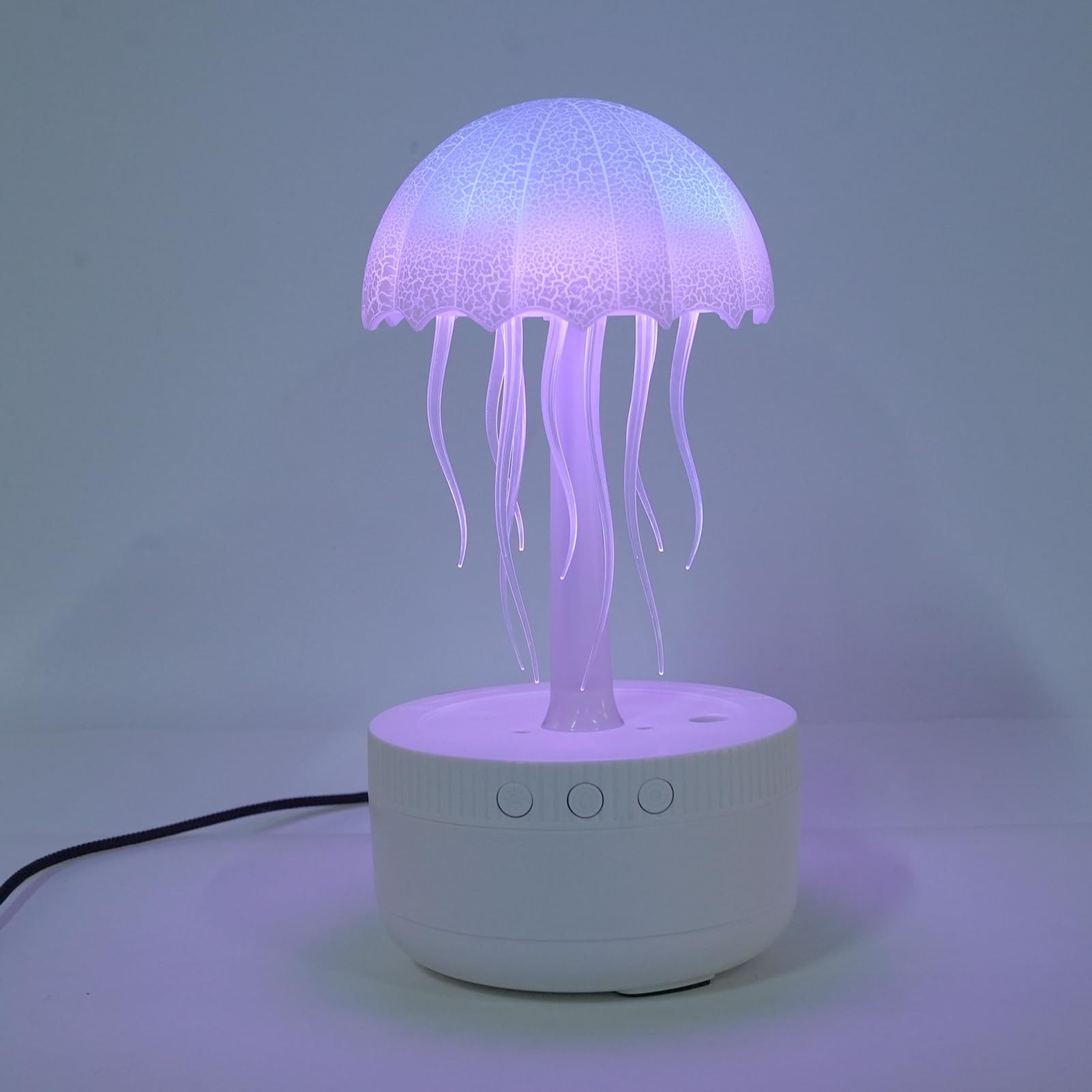 Generic Diffuseur D'huiles Essentielles de Méduse, Lampe de Nuit D'aromathérapie de Grande capacité pour la Maison, la Chambre à Coucher et le Bureau, 400g (Tapez 2)