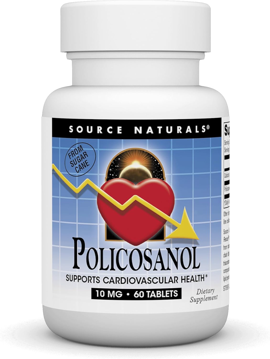 Source Naturals Policosanol 10mg, 60 Tablets by Source Naturals
