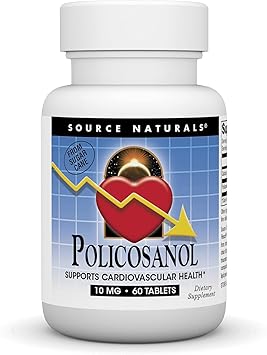 Source Naturals Policosanol 10mg, 60 Tablets by Source Naturals