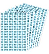 4200 Pcs Clothing Size Round Stickers, Wisdompro 1/2 Inches Apparel Circle Size Labels Bundle in ...