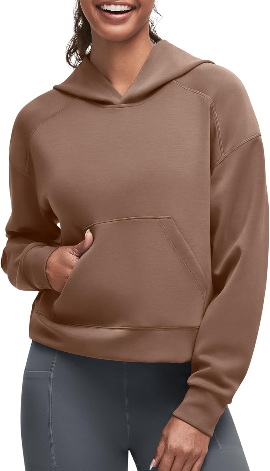 G4Free Smoofit Modal Soft Women's Fashion Hoodies Casual Pullover Long Sleeve Sweatshirts with Kangaroo Pocket - Image 4