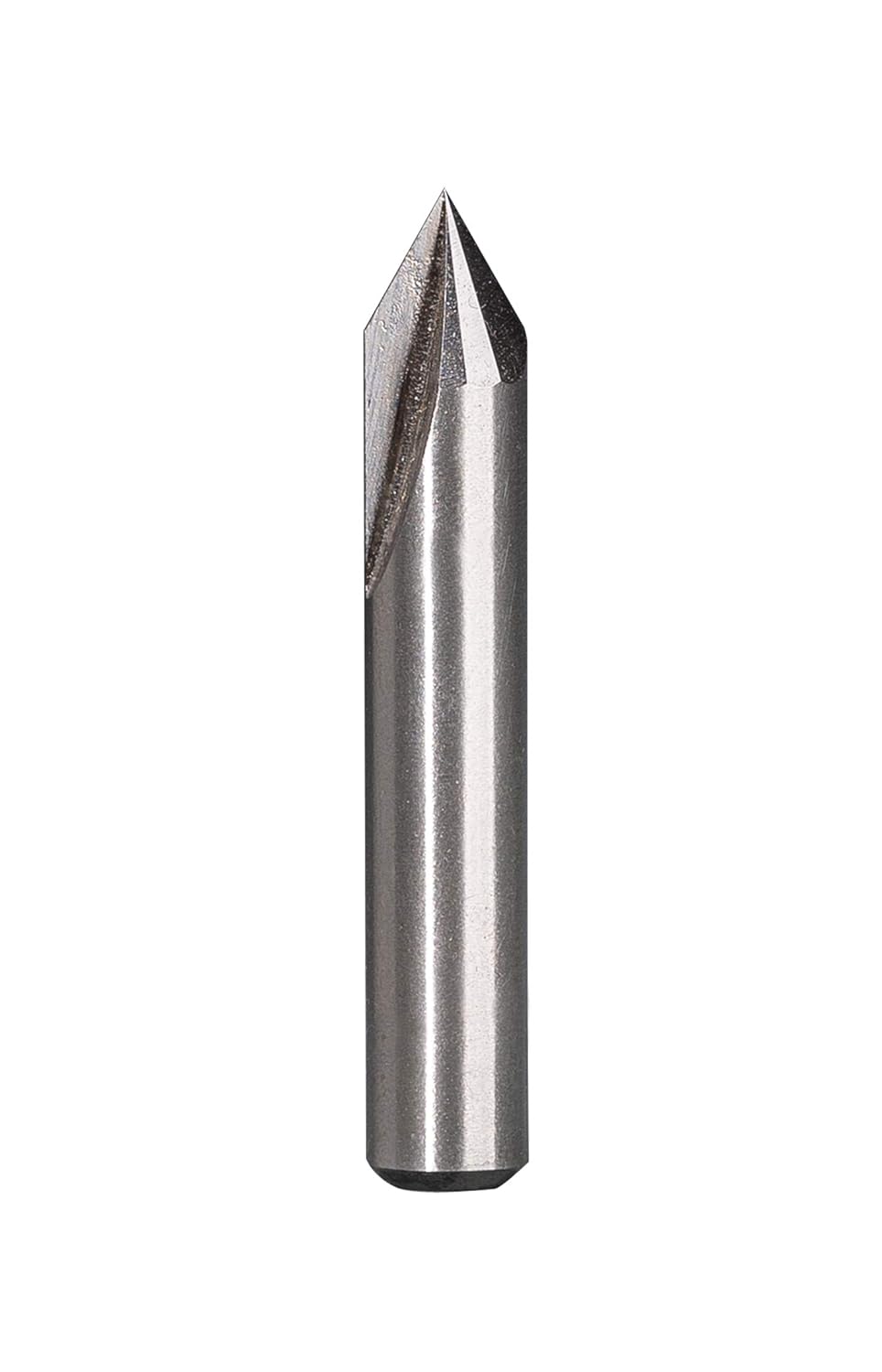 BETOP Solid Carbide 60 Degree V-Groove bit. 1/4" Diameter, 1/2" Cutting Length with 1/4" Shank
