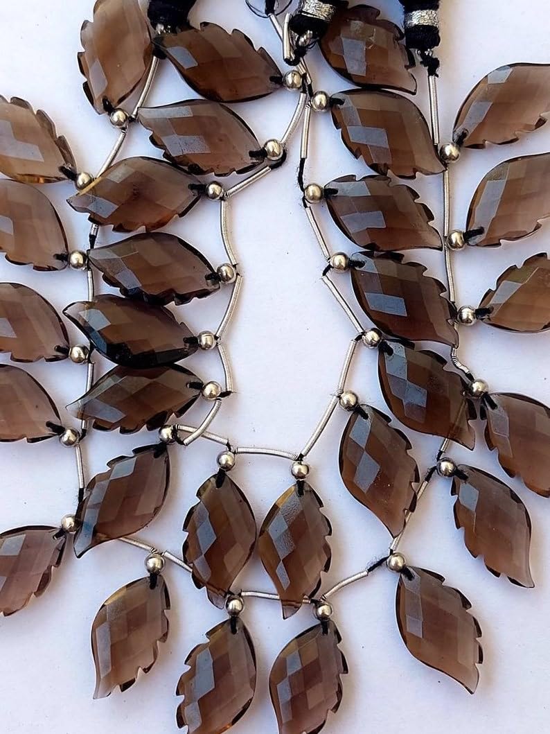 Perles à facettes en quartz naturel pour sublimer vos bijoux d'été