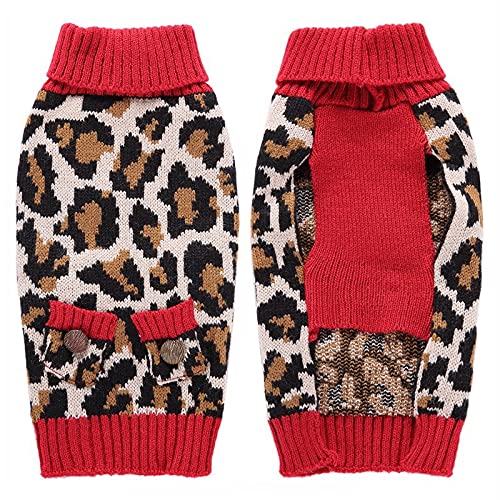 See full amazon price history chart for KUTKUT Leopard and Pocket Pattern Stretchable Knitted Warm Puppy Turtleneck Winter Warm Sweater for Small Dogs Cats (Size: L, Adjustable Chest: 44cm - 52cm) KUTKUT Leopard and Pocket Pattern Stretchable Knitted Warm Puppy Turtleneck Winter Warm Sweater for Small Dogs Cats (Size: L, Adjustable Chest: 44cm - 52cm) (B09H2SLY7Y) Amazon Price History, Amazon Price Tracker