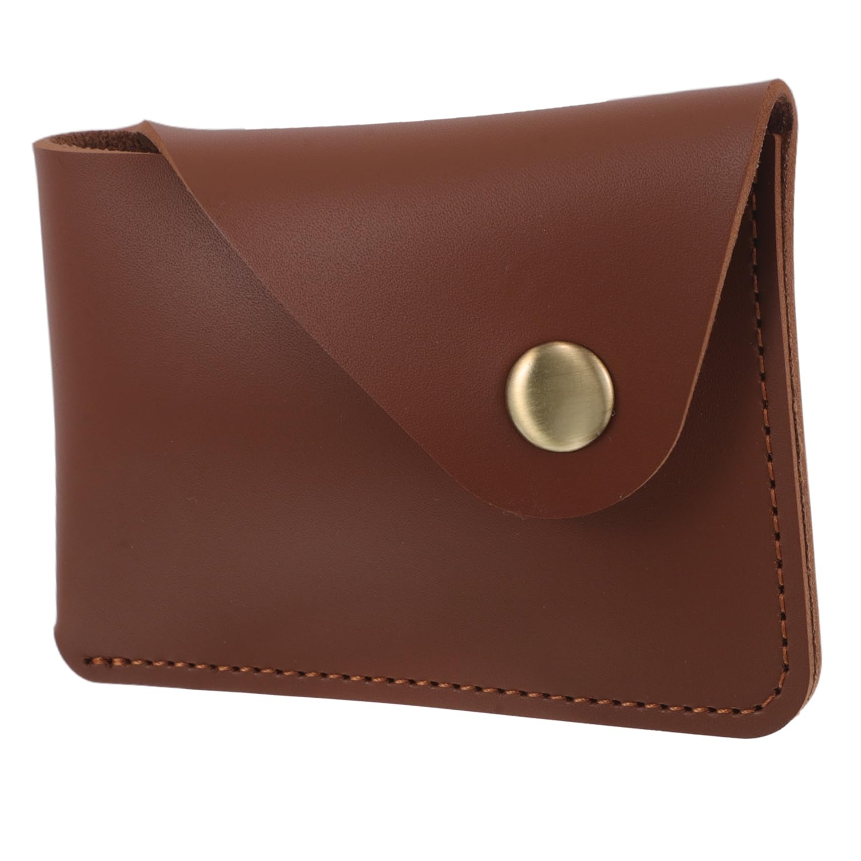 Yardwe Mini Coin Pouch Fake Leather Small Card Holder Id Card Pouch Coin Change Pouch Vintage Style for Women