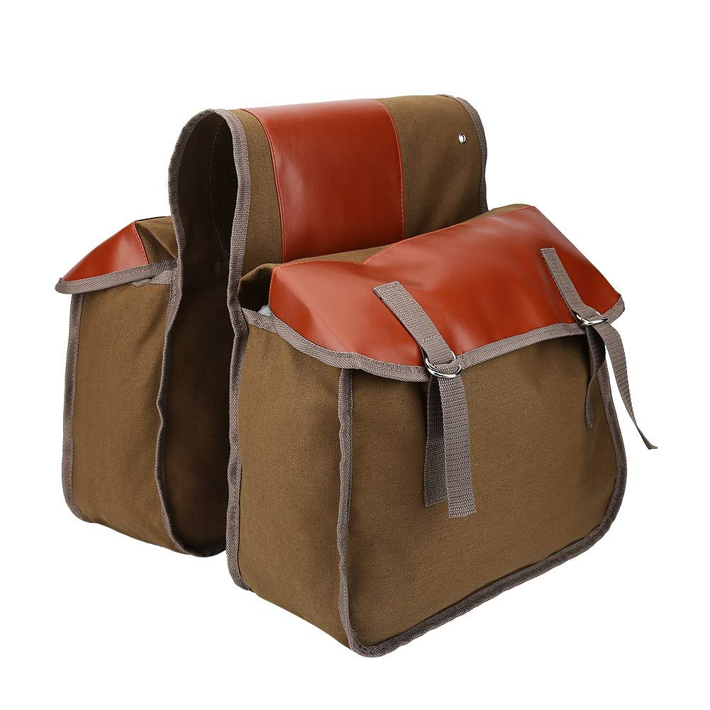 Tyenaza Borsa da Sella per Bici, Borsa da Sella per Bici, Borsa portaoggetti per Portapacchi Posteriore per Bici Sacchetti per Coda da Sella di Grande capacità Accessorio per Bicicletta