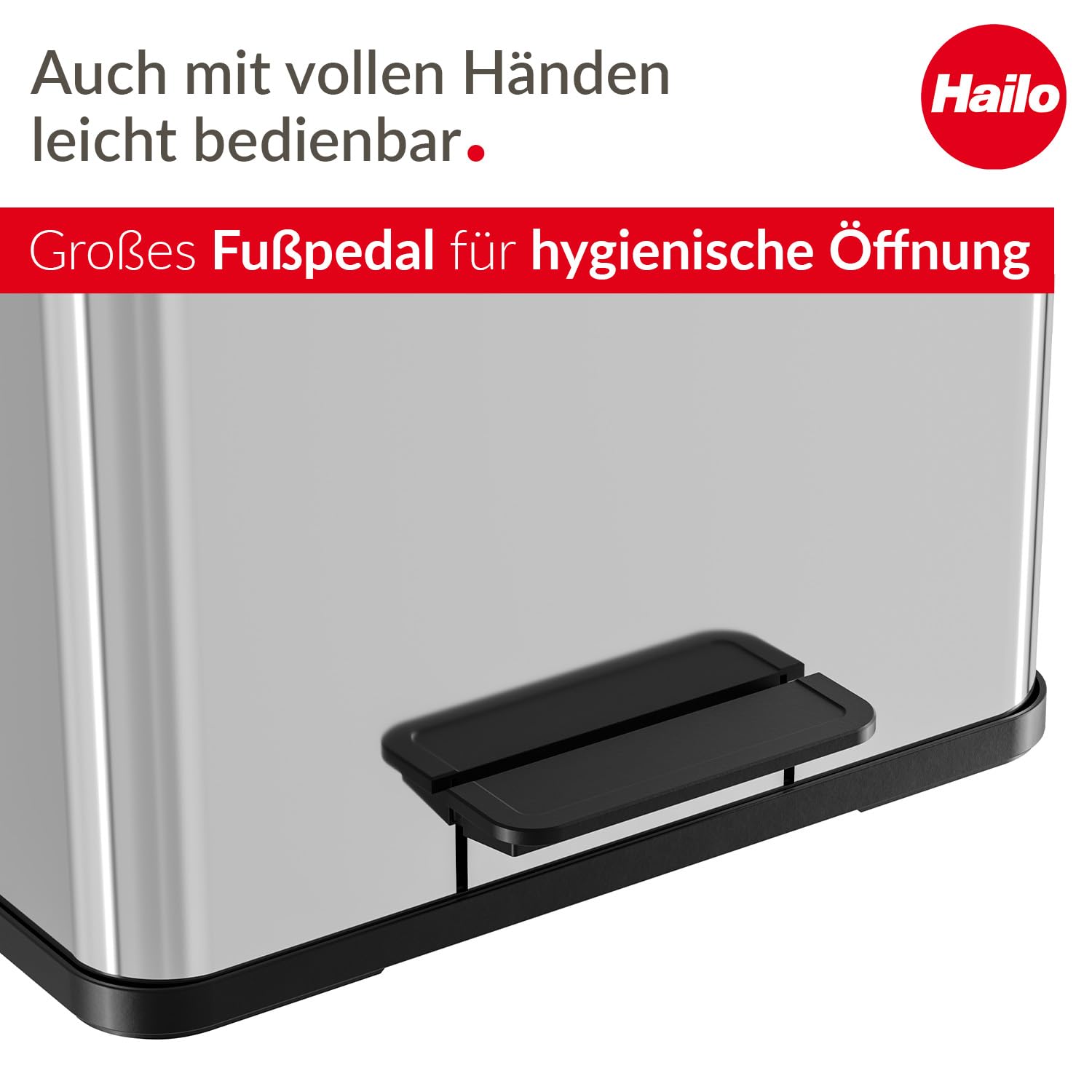 Amazon｜Hailo 637-200インチ Oeko Trio Plus L ペダルくず