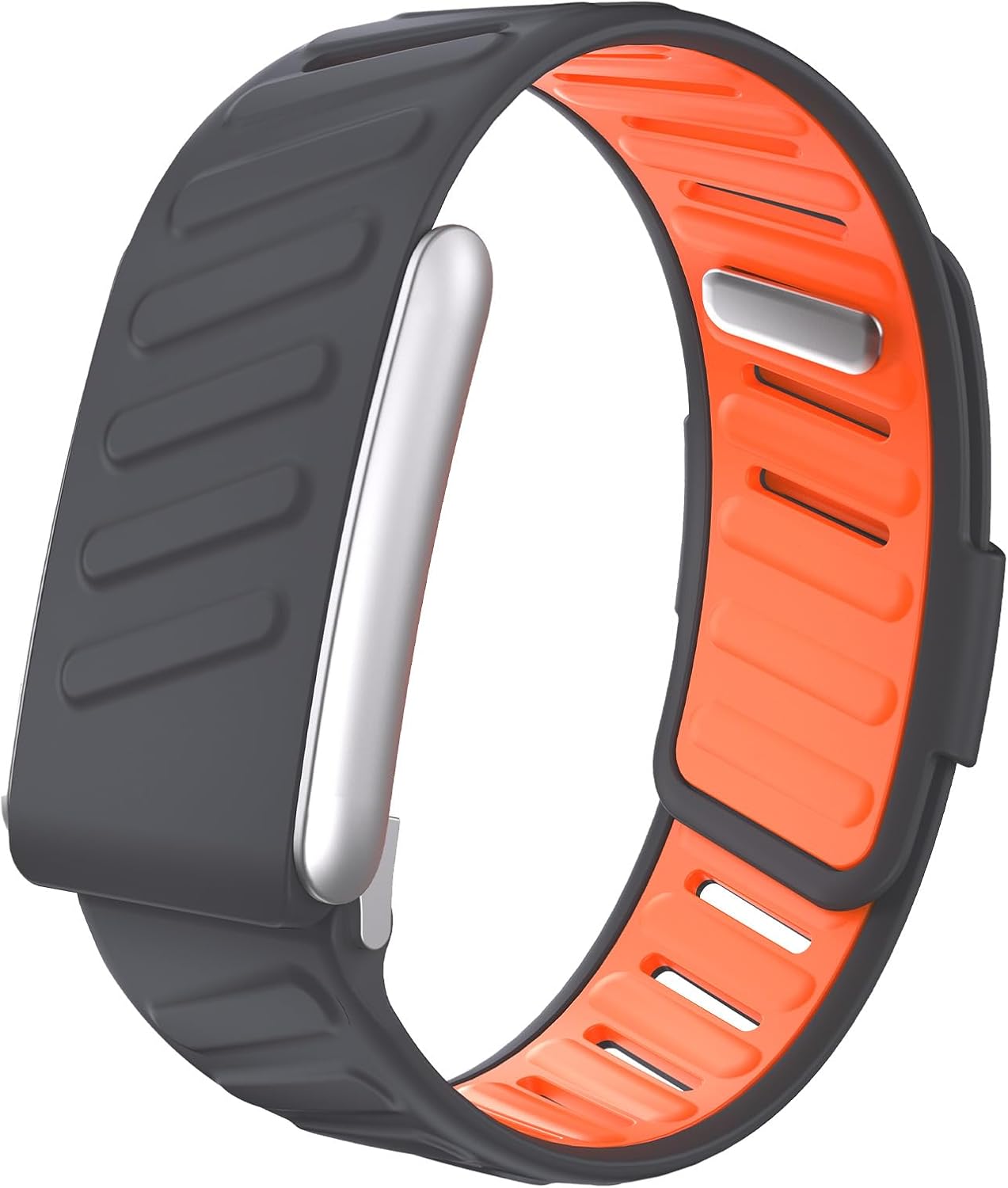 mimo Upgrade Durable Premium Silicone Sport Band for Whoop 5.0 Strap Men Women, Adjustable Waterproof Replacement Strap, Wristbands Straps for Whoop 5.0 Silicone Bands- Not Compatible with Gen 4