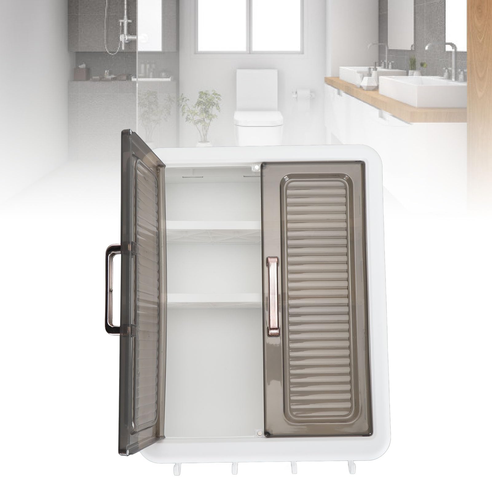 Mobile da Bagno Multifunzionale con Supporto a Parete 40,5 Cm