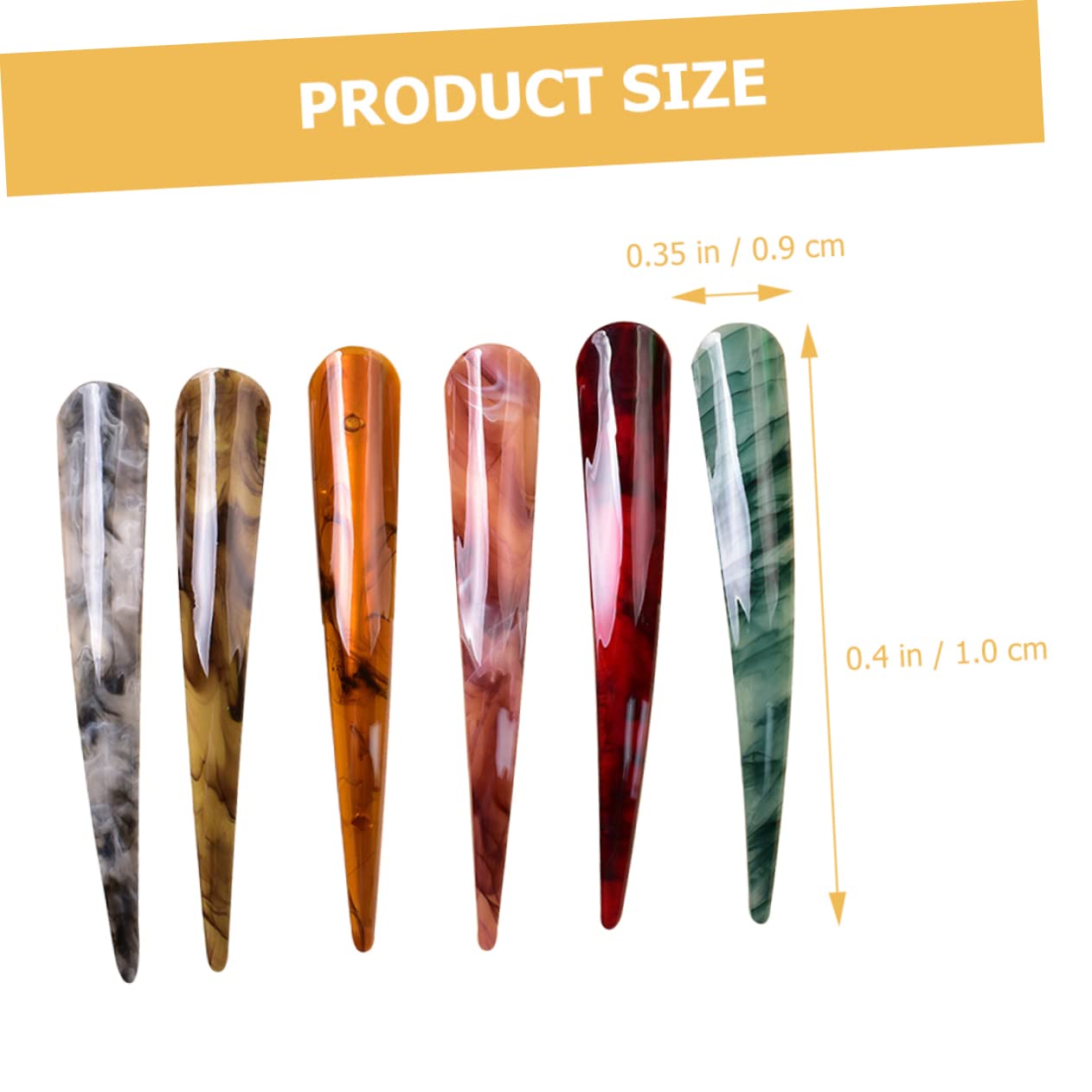 FRCOLOR 3er-set Elegante Haarspangen Haarspangen Zum Abteilen Der Haare Exquisites Design Für Damen 6 Stück X 3