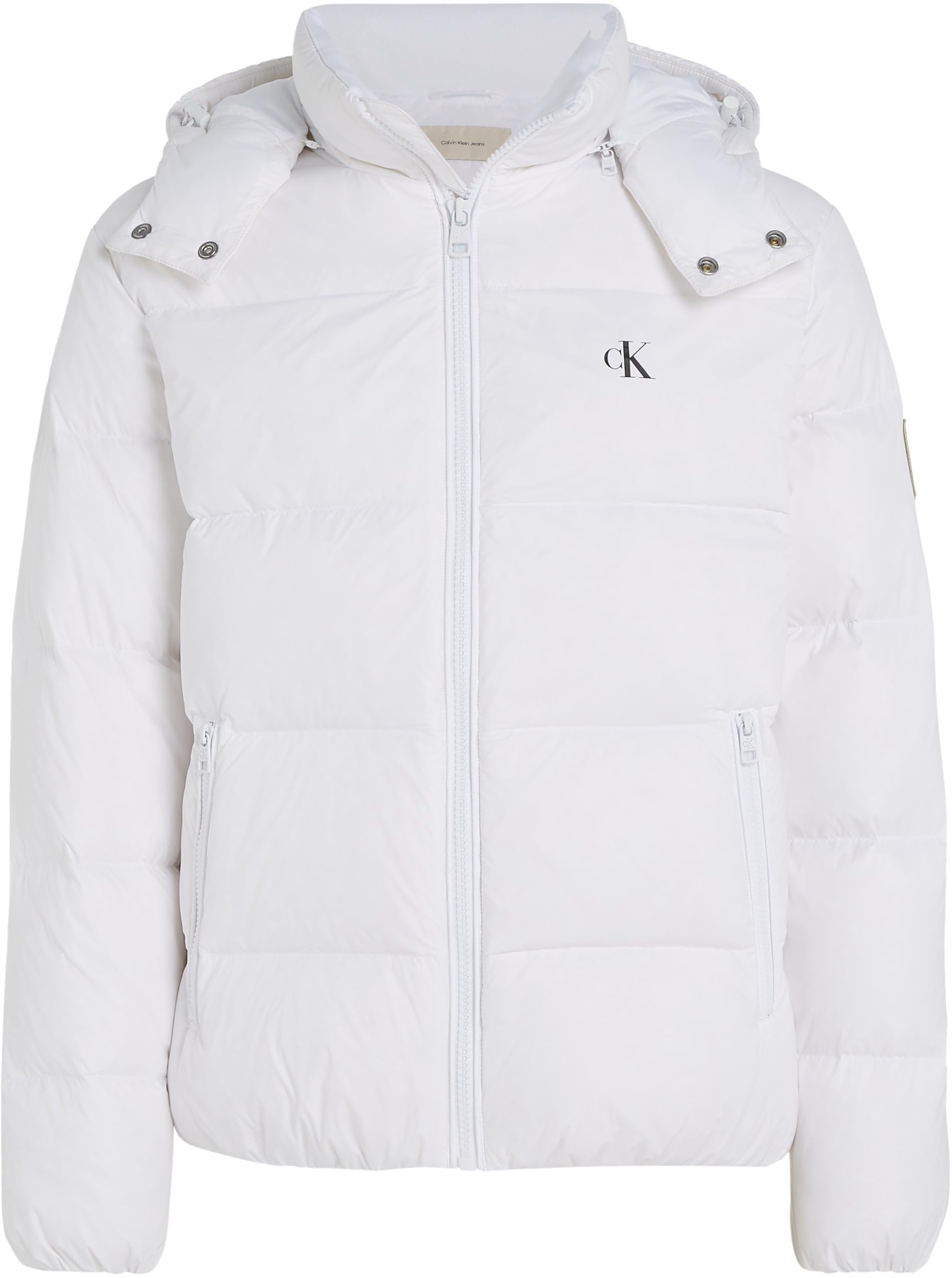 Calvin Klein Uomo Piumino Essentials Down Jacket con Cappuccio