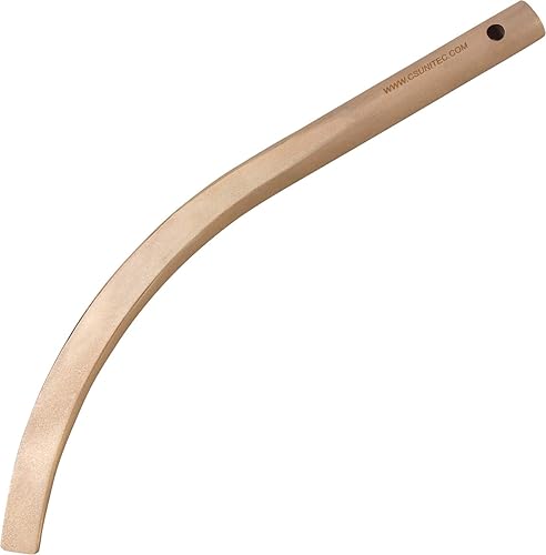 CS Unitec  EX1101BH-20B  Cuña de plátano con orificio para cordón. Berilio de cobre, 34" de ancho, 12" de largo, sin chispas, no magnético,