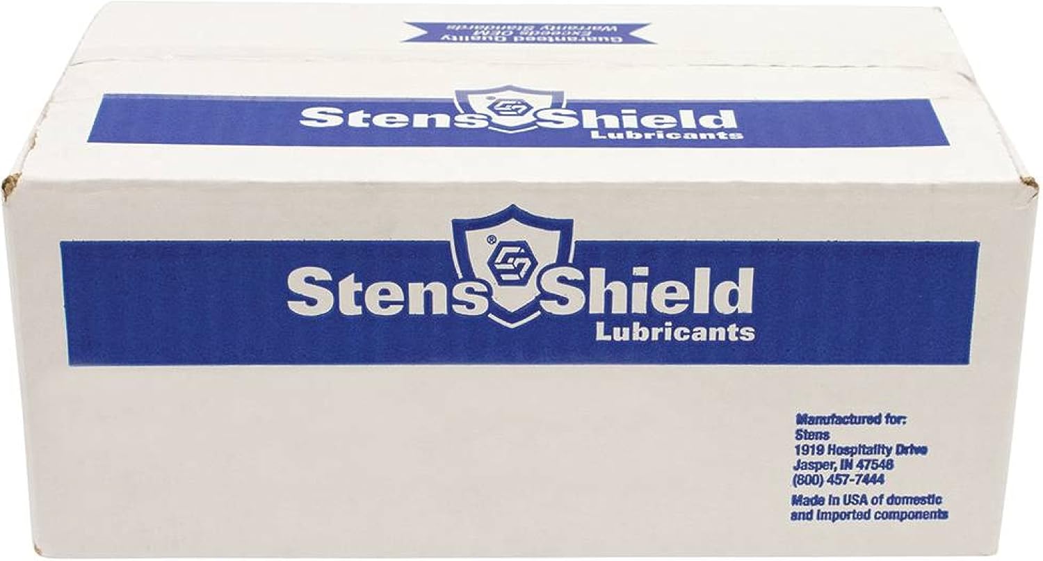 Stens Shield 2 Cycle Engine Oil 770-264, Full Synthetic 2 Stroke Oil, Engine Oil for Outdoor Power Equipment, Twenty-Four 2.6 oz. Bottles/case, 1 Bottle Makes 1 Gallon of 50 to 1 Fuel Mix, Blue Oil