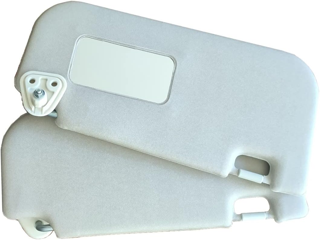 Car Sun Visor for Hyundai I10 2007-2016 Left Right 2 Pieces Set Car Interior Sun Visor with Mirror Car Sun Protection Windshield Sun Visor