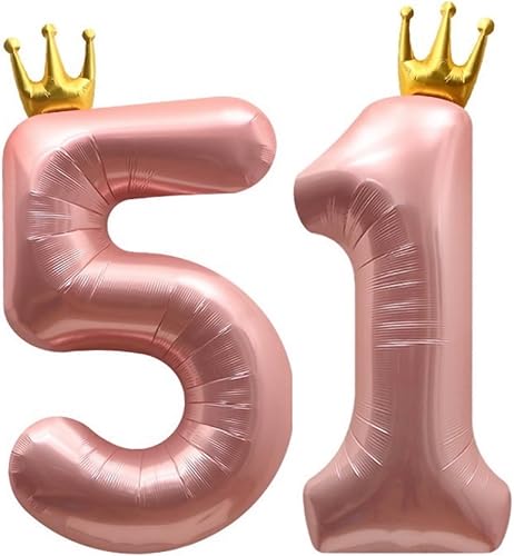 Miniatura 9 de Globos rosa claro del número 11 de 40 pulgadas con corona, globos grandes de aluminio para cumpleaños de helio, decoraciones de cumpleaños número 11