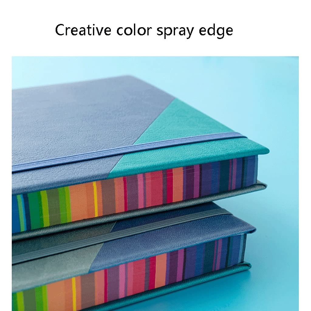 Carnets et journaux Notebook A5 Journal épais Journal horizontal Ligne de ligne Creative Simple Cover Notepad, cahier parfait pour l'université de voyage de travail étudiant en commerce ( Color : C )