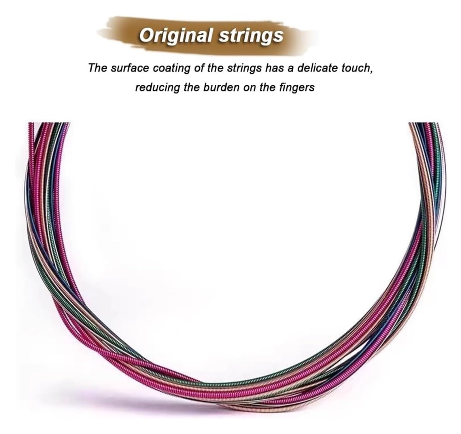 Set di chitarra acustica da 104 cm, per principianti e adulti, tutorial elementare di chitarra folk a grandezza naturale, kit base con custodia da concerto (blu)