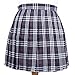Produktbild Cheerlife Mädchen Damen Faltenröcke Kariert Röcke Minirock kurz Skirt Schuluniform Cosplay Rock XL Blau