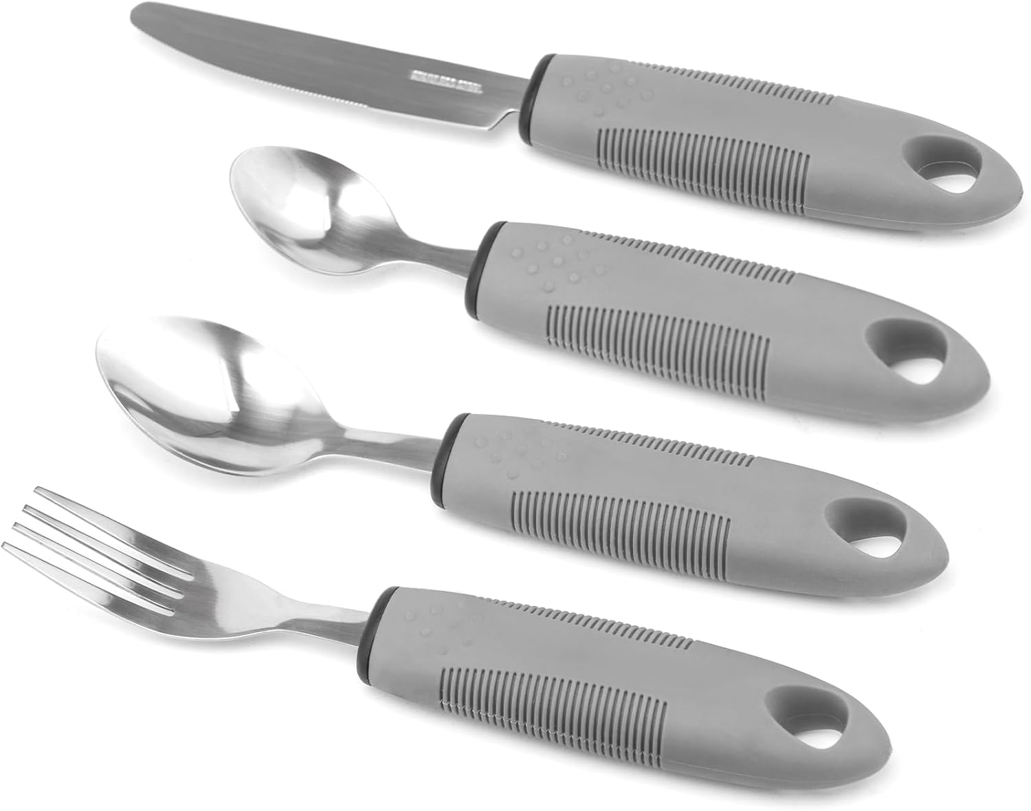 HoEase Adaptive Utensil Set Arthritis Aid Silverware for