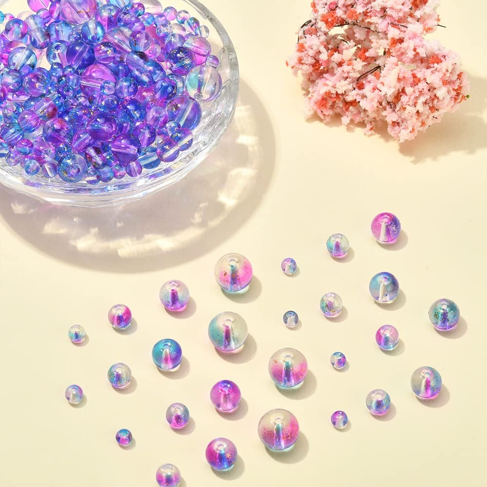 LiQunSweet Lot De 50 Perles En Verre à Facettes Demi-rondes