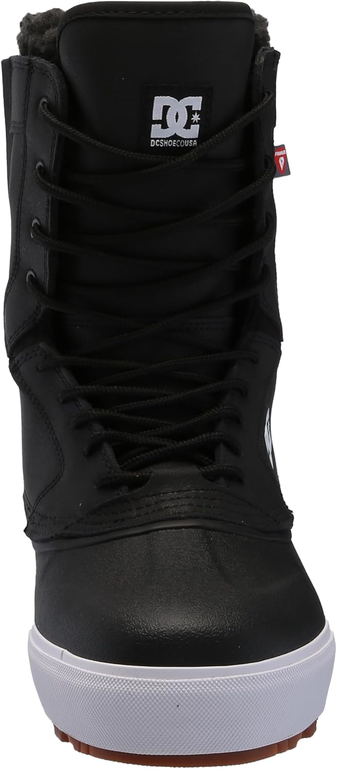 DC Shoes mens DC Men's Reach Cold Weather Casual High Top Shoe Snow Boot 9.0 Black/White