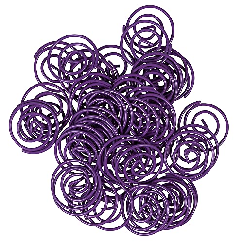 Jam Paper Graffette Circolari - Fermacarte Rotonde - Viola - 50/Confezione - 5