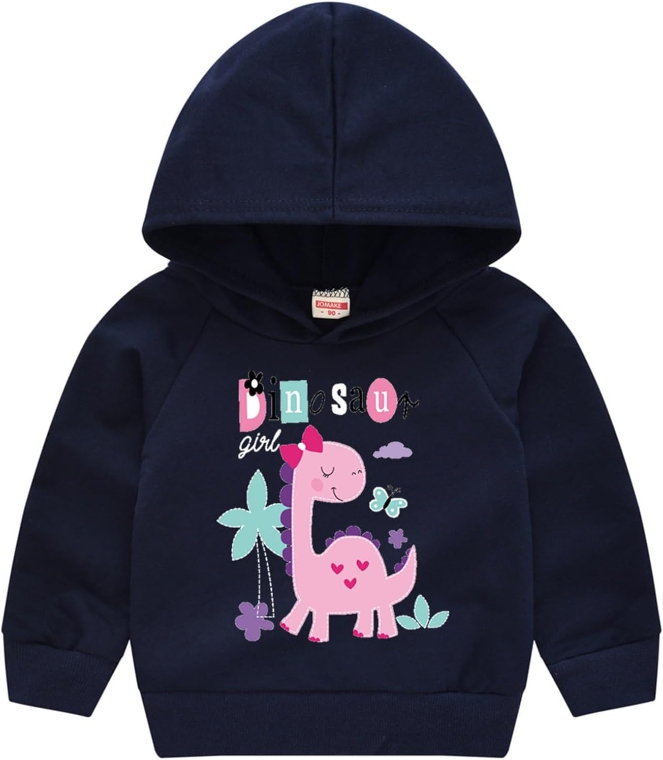 Kids Boys Girls Dinosaur Graphic Hoodie Cartoon Hooded Sweatshirt Cotton Athletic Pullover Hoodie Oversized Sweatshirt