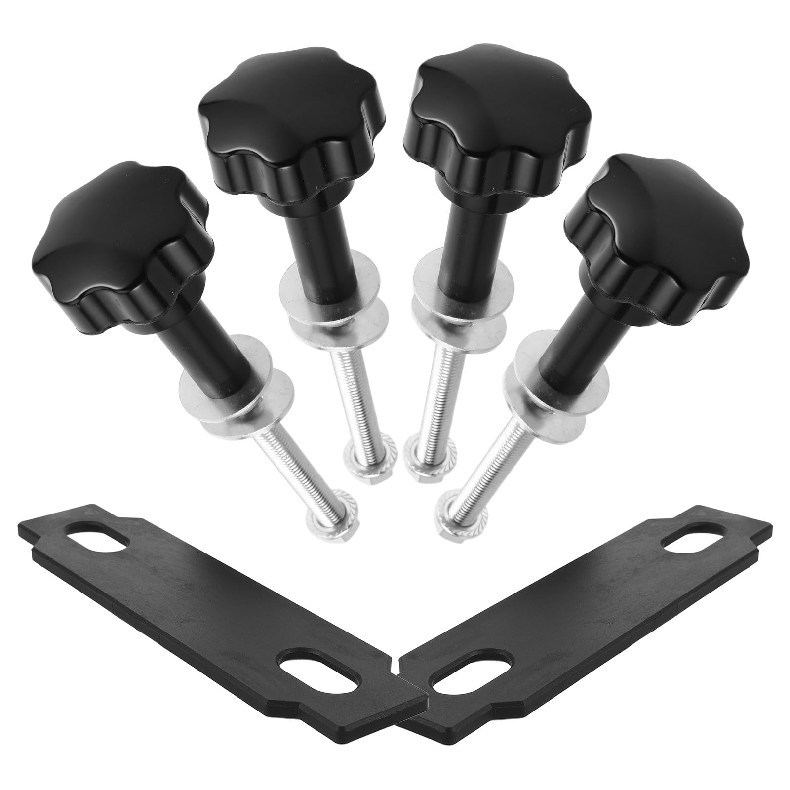 Tofficu Kit Accessori per Fuoristrada per Portapacchi Auto da Tetto in Lega di Alluminio Antiscivolo Grande Capacità, per Trasporto Attrezzature e Bagagli
