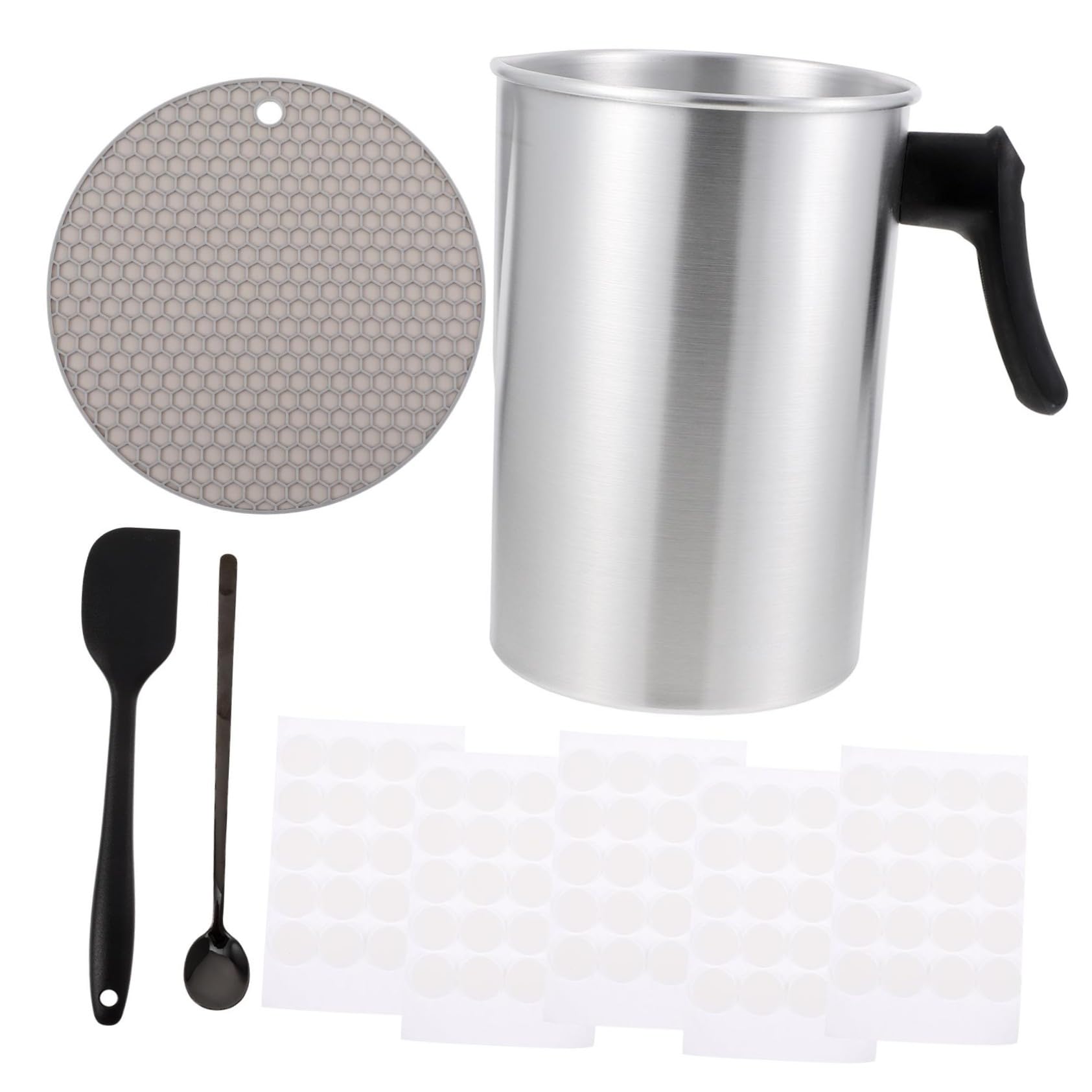 HOODANCOS Easy DIY Candle Making Supplies Soybean Wax Pot for Birthday Holiday Decor Random