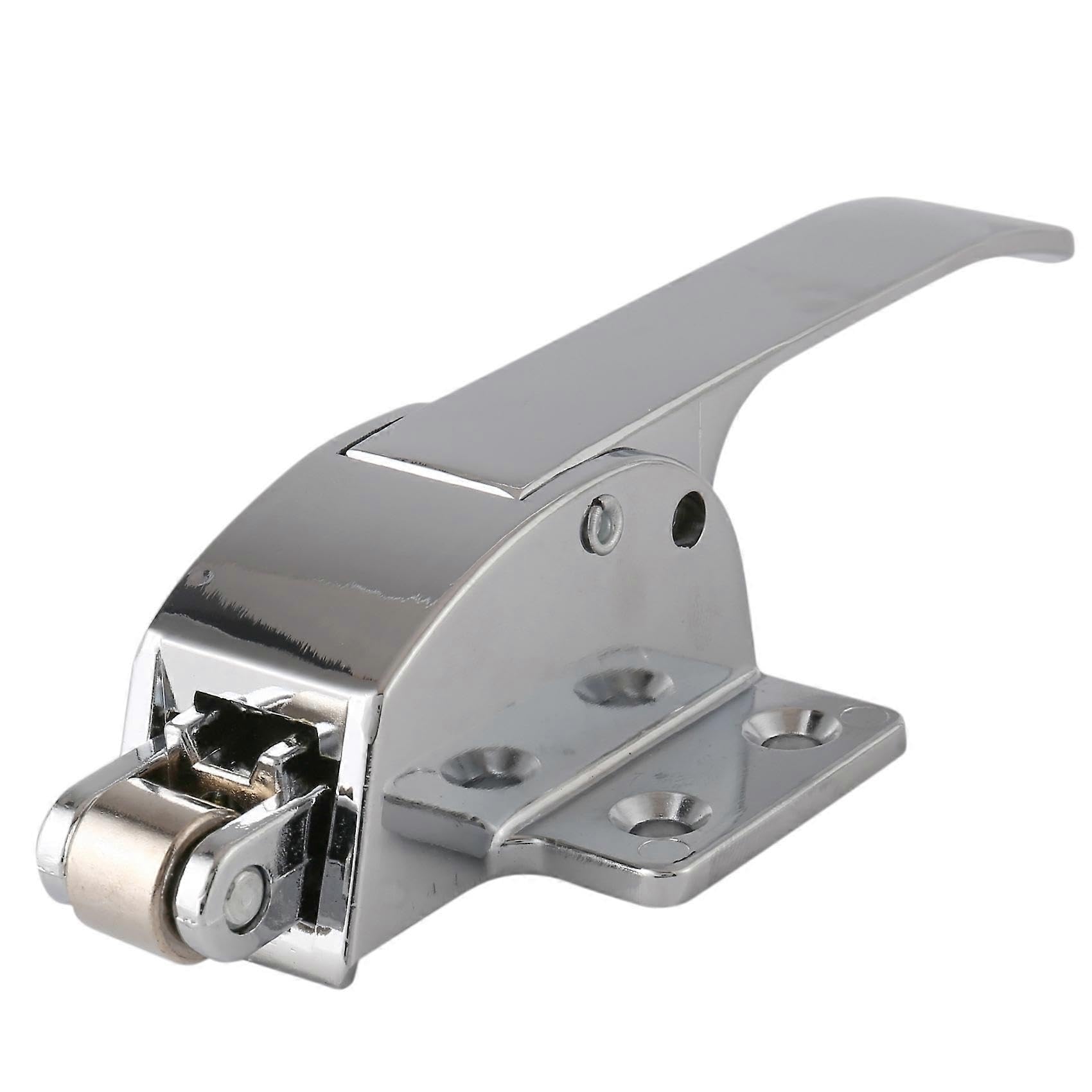 SODIAL(R) Stainless Steel Spring Loaded Walk in Freezer Cooler Door Handle Latch