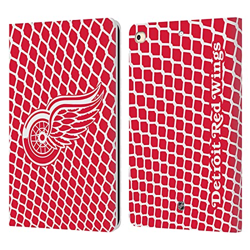Étui Red Wings pour iPad 9.7 (2017/2018) Head Case Designs Housse Portefeuille en Cuir NHL