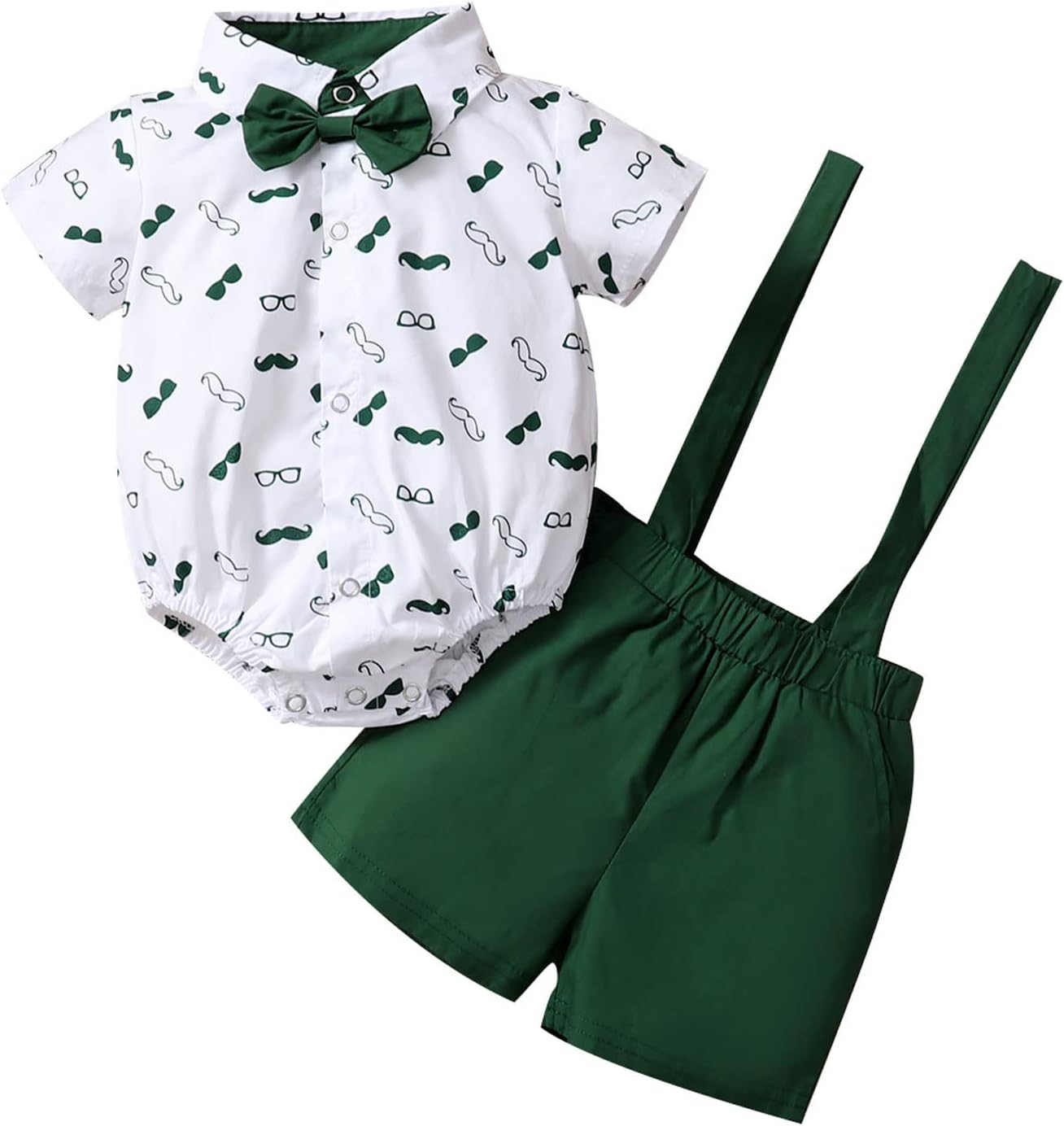 Infant Boy Clothes Baby Boys Gentleman Outfits Suits Long Sleeve Romper Shirts+Bib Pants+Bow Tie Clothes Set 0-3T