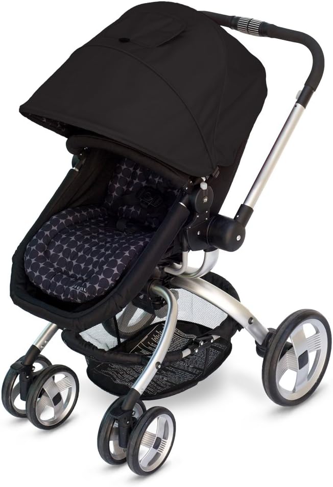 JJ Cole Broadway Stroller, Black/Gray Drops