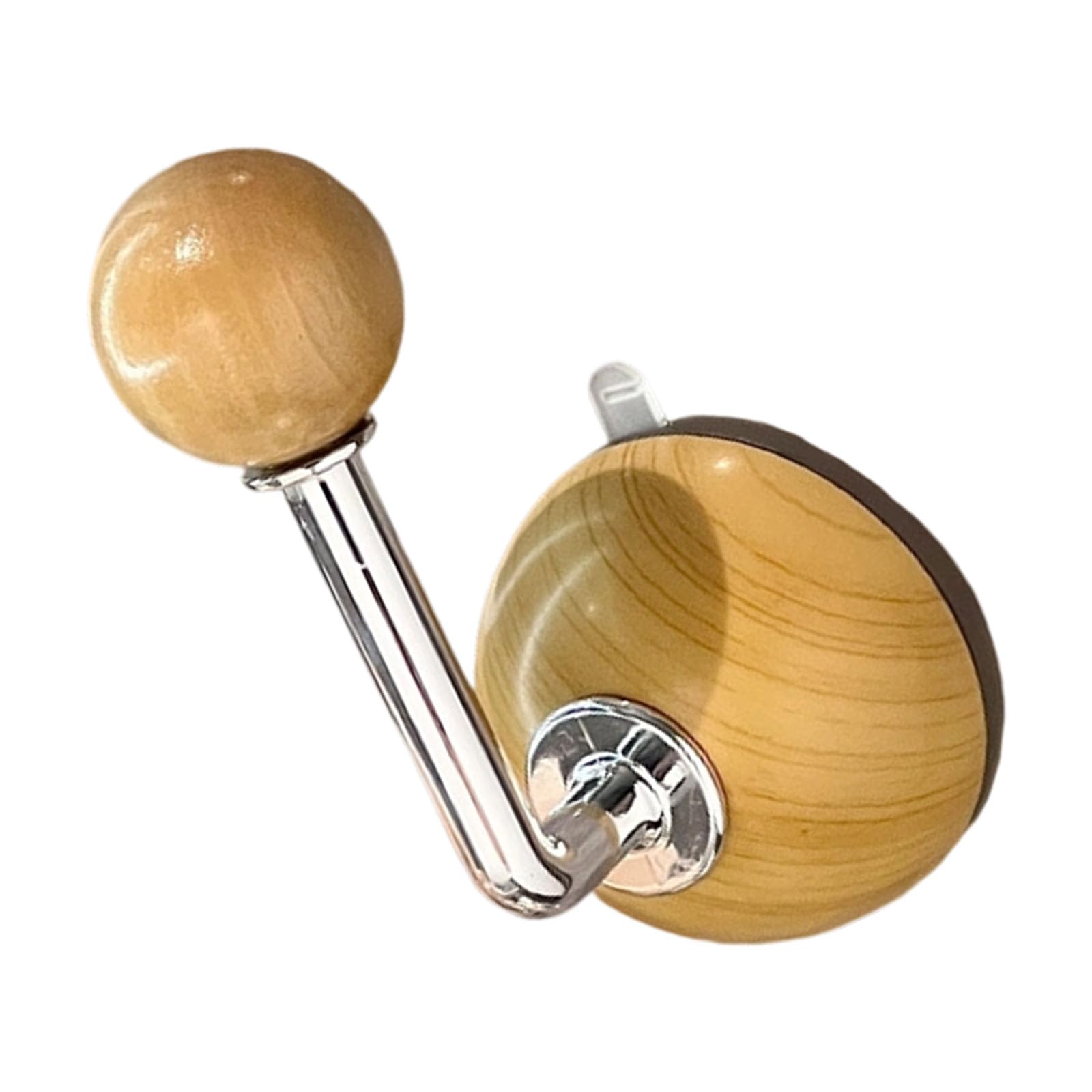 APGLSXY Repeatable Suction Cup Tach Damage Wall Tach for Heavy Items in Bathroom Kitchen Wood Texture Design Robust Adhesive Heavy Duty Vacuum Hook