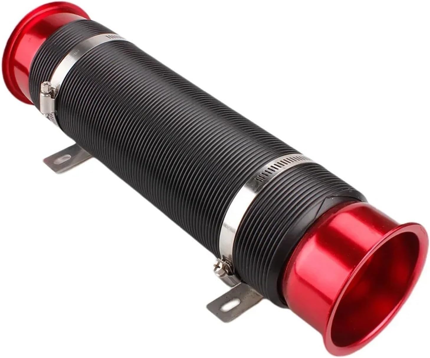 Car Air Intake Hose Universal 3Inch 76Mm Flexible Car Engine Cold Air Turbo Intake Hose Inlet Ducting Feed Tube Pipe with Connector Bracket