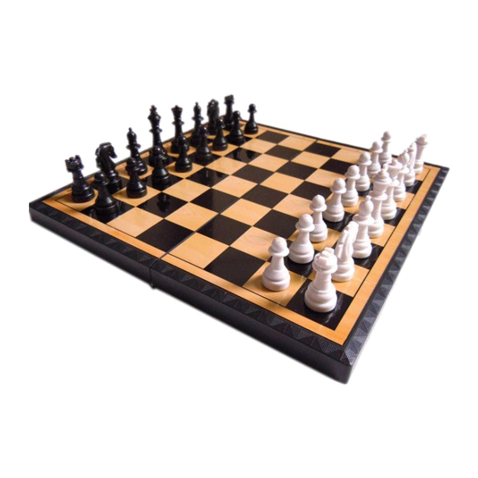 Échecs Apprenez à Jouer à des Jeux de société de stratégie échecs | Jeux d'échecs de voyage pliants magnétiques for débutants, for adultes et enfants