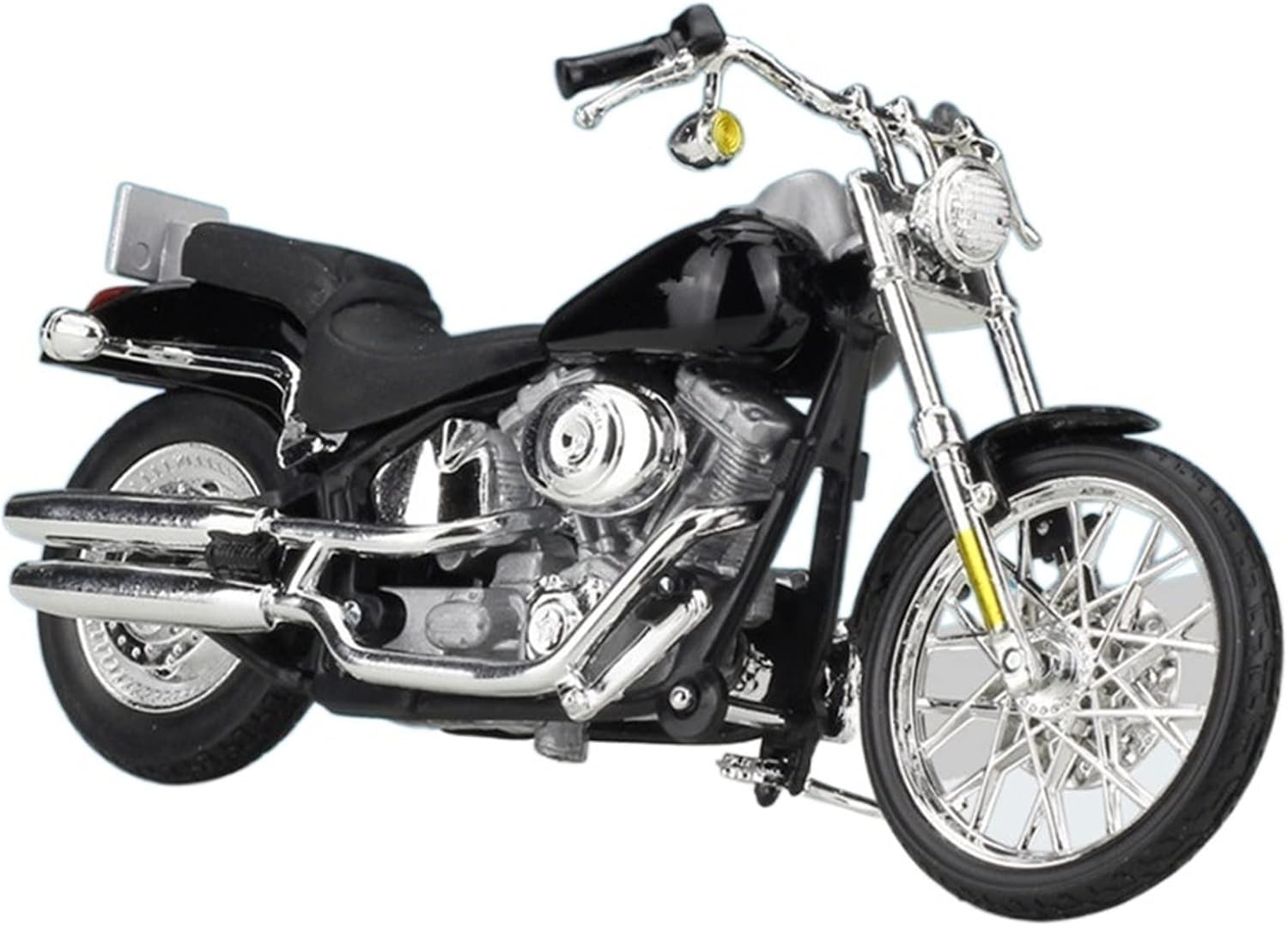 HTASFCI Motorcycle Model for Harley-Davidson 2018 Forty-Eight, 2002 FXSTB Night Traink 1:18 Motorcycle Model Metal and Plastic Die-Cast Vehicle Memorabilia Collectibles Gifts(2000 FXSTD Softail)