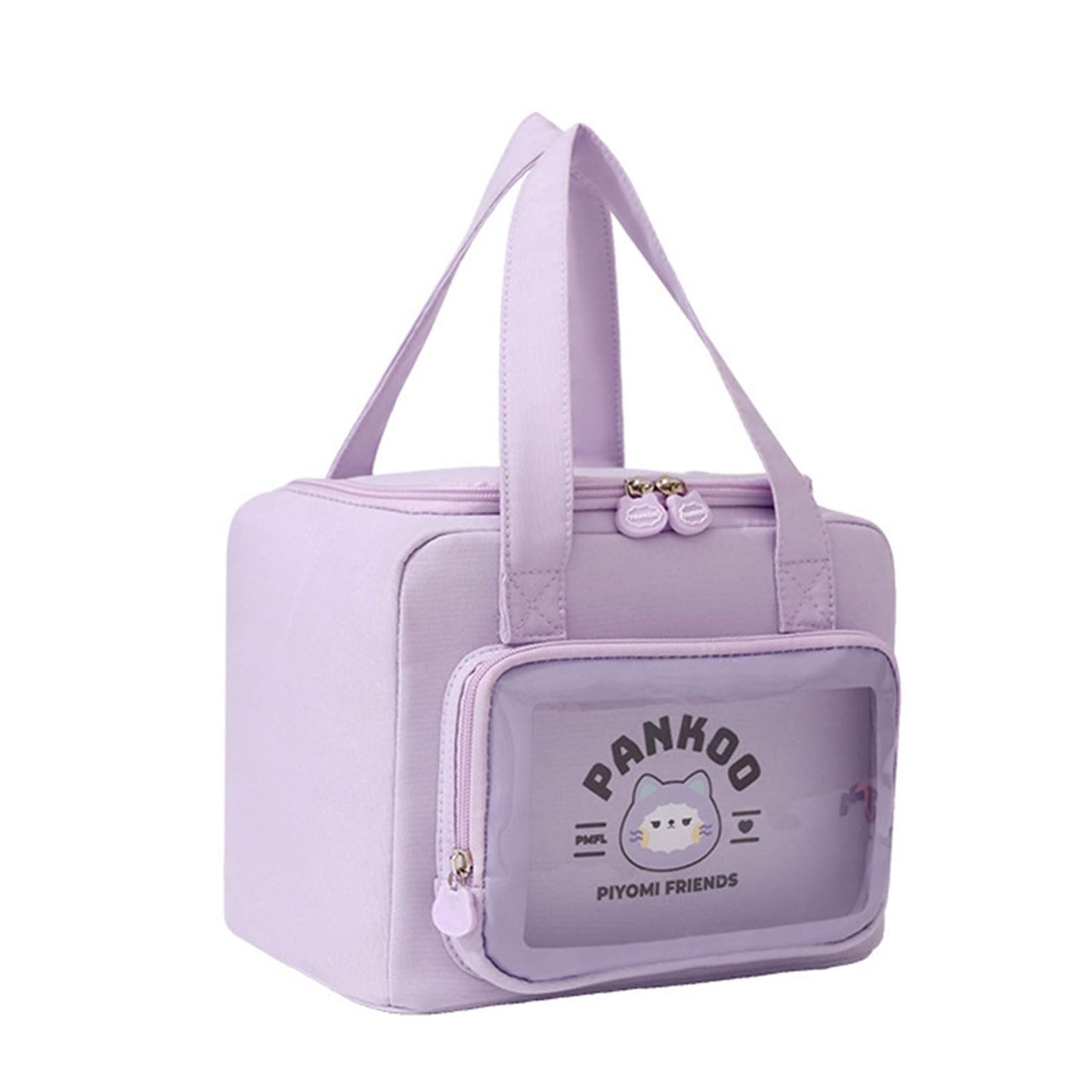 Insulated Lunch Bag for Workers Oxford Fabric Large Capacity Handbag for Hot Meals and Snacks Insulated Bag