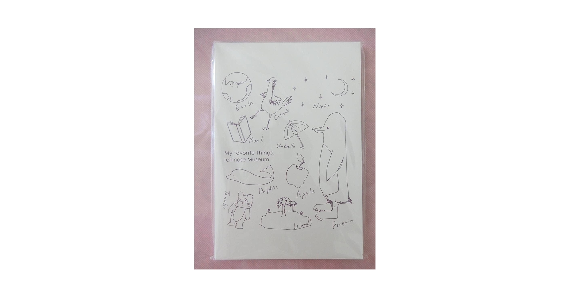 ◾️美品◾️ 〈聾唖漫画家〉咲花洋一の筆ペン入り絵画ポストカード(レア品) ◾️美品◾️ 〈聾唖漫画家〉咲花洋一の筆ペン入り絵画ポスト