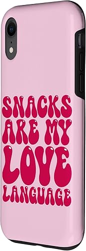 Miniatura 2 de Snacks Are My Love Language Kids and Parents Food Lover Case for iPhone XR