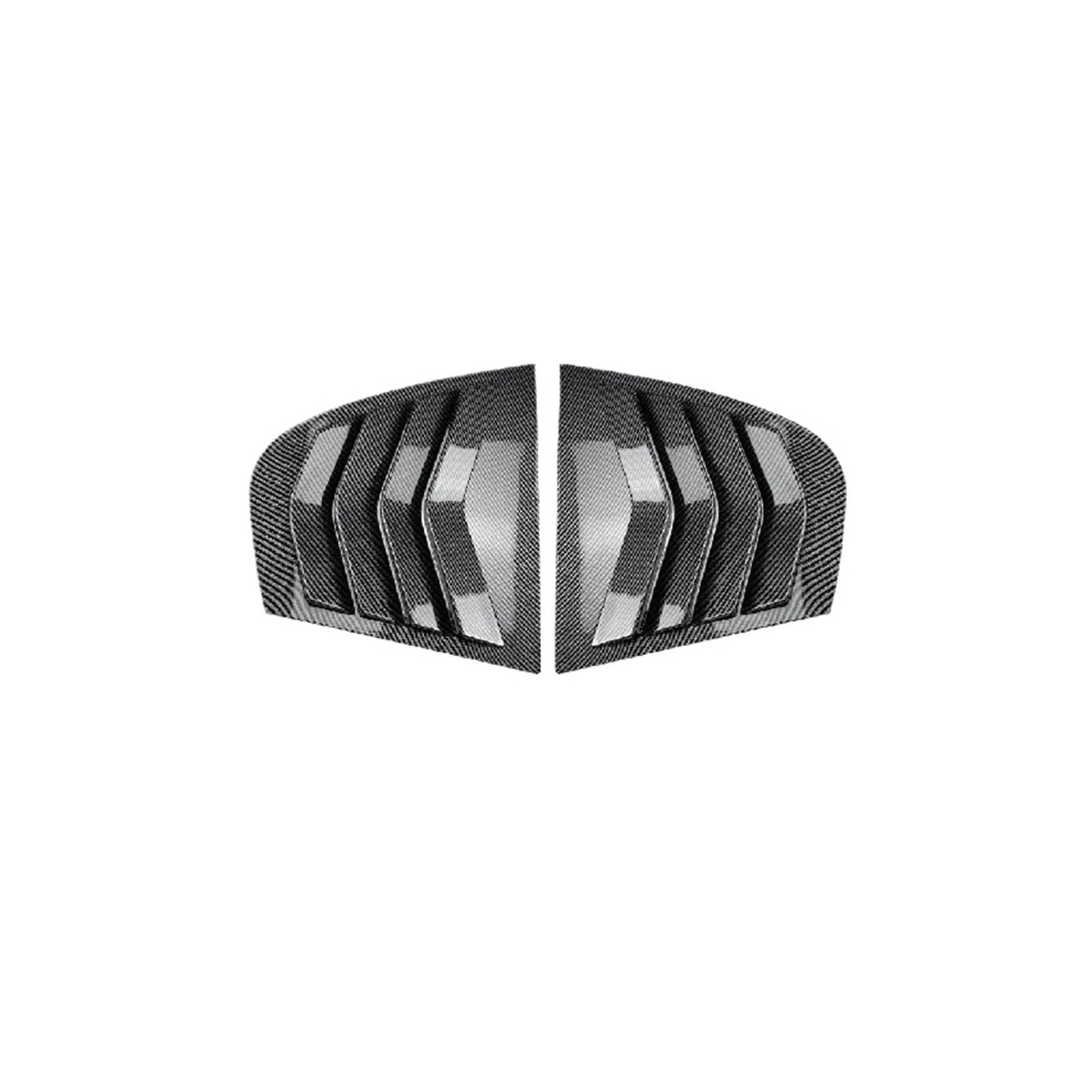 Compatible with BMW 3 Series E90 320i 330i M3 2005-2011 Triangle Window Louver Sticker Exterior Styling Upgrade Car Modification Accessories(Carbon Fiber Texture)